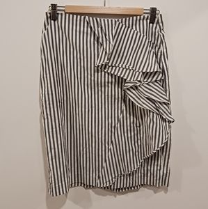 Banana Republic Pencil Skirt with Ruffle,Size 2